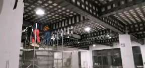 荔波一商场梁，楼板碳纤维加固施工
